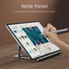 Picture of Yangkelly Tablet Stand Foldable and Adjustable, Aluminum Alloy Desktop Holder Drawing Stands Dock for iPad 7 to 12.9, Foldable Mobile Phones, Surfaces etc (Silver)