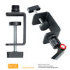 Picture of FeeLazy Portable Monitor Stand Tablet Holder Stand with Super Wide Clamp 3-Section Arm and Desk Clamp Kindle Stand Portable Monitor Holder 15.6 inch 18.5 inch FL15C