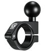 Picture of BRCOVAN Aluminum Alloy Handlebar Clamp Mount Base with 1'' TPU Ball, Fit on 0.875''/1''/1.125''/1.26'' Round Rails, Compatible with RAM Mounts B Size 1'' Ball Double Socket Arm