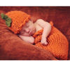 Picture of Zeroest Newborn Photography Props Halloween Newborn Photoshoot Outfits Baby Photo Shoot Boy Girl Photos Crochet Knitted Posing Prop (Orange-04)
