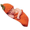 Picture of Zeroest Newborn Photography Props Halloween Newborn Photoshoot Outfits Baby Photo Shoot Boy Girl Photos Crochet Knitted Posing Prop (Orange-04)