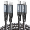 Picture of iPhone Fast Charger 10FT 2Pack, USB C to Lightning Cable for iPhone, 10Foot Long USBC iPhone Charger, Type C iPhone Charging Cord Compatible with iPhone 14 13 12 11 Pro Max XR XS X 8 Plus SE iPad