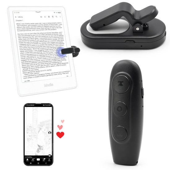 Picture of Page Turner for Kindle, Remote Control for TikTok, Camera Video Recording Remote, Remote for TIK Tok, Camera Shutter Remote Control for iOS, Android