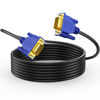 Picture of Long VGA Cable 35 Feet, Shielded Male VGA to VGA Male Monitor Computer Cable Adapter, Pure Copper VGA Wire HD15 1080P @60Hz Full HD High Resolution for TV Computer Projector-(Blue, 1-Pack)