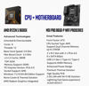 Picture of Micro Center AMD Ryzen 5 9600X 6-Core 12-Thread AM5 5.4 GHz Unlocked Desktop Processor with PRO B650-P WiFi ProSeries Motherboard (ATX, DDR5, PCIe 4.0)