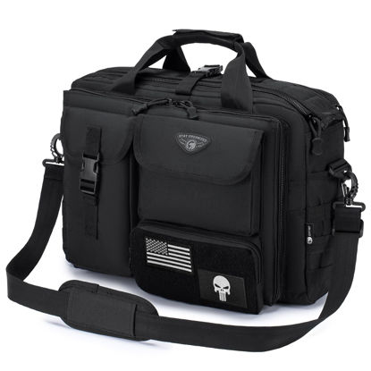 Picture of Stypos Tactical Messenger Bag, Tactical Briefcase for Man Military Laptop Bag Messenger Shoulder Bag