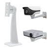 Picture of NVRTTRR Mini Projector Wall Mount Security Camera Mount Bracket for Camera with 1/4 Screw Head Wall Mount Projector, and Webcam Housing (White) (7.36in)