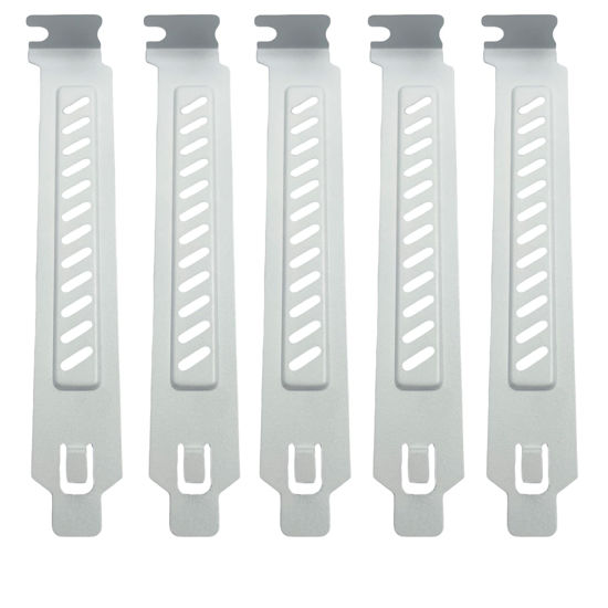 Picture of 10PCS White PCI Slot Covers,Dust Filter Bracket Expansion Blanking Plate for Computer Cases