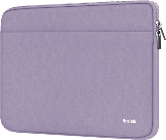 Picture of 15.6 inch Laptop Sleeve Case, Shockproof Protective Notebook Case with Accessory Pocket, Briefcase Carrying Laptop Sleeve for 15.6" HP, ASUS, Dell, Lenovo, Acer -Lilac Colour