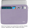 Picture of 15.6 inch Laptop Sleeve Case, Shockproof Protective Notebook Case with Accessory Pocket, Briefcase Carrying Laptop Sleeve for 15.6" HP, ASUS, Dell, Lenovo, Acer -Lilac Colour