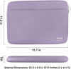 Picture of 15.6 inch Laptop Sleeve Case, Shockproof Protective Notebook Case with Accessory Pocket, Briefcase Carrying Laptop Sleeve for 15.6" HP, ASUS, Dell, Lenovo, Acer -Lilac Colour
