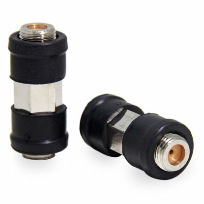 Picture of Outdoor Coaxial Cable Connector, 2 Pack RG6 Coax Coupler Barrel, F Female to Female Extension Connector 3GHz Weatherproof for Outdoor RG6 Cable, TV Cable