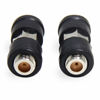 Picture of Outdoor Coaxial Cable Connector, 2 Pack RG6 Coax Coupler Barrel, F Female to Female Extension Connector 3GHz Weatherproof for Outdoor RG6 Cable, TV Cable
