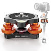 Picture of K&F Concept Tripod Leveling Base, Aircraft Grade Aluminum Tripod Leveler Stand, 3/8”or 1/4”Thread, +/-5°Precise Angle AdjustmentIdeal Tripod Base for Macro and Panoramic Photography.