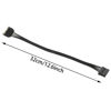 Picture of MEETOOT SATA Power Extension Cable 2pcs 12.6" 15 Pin SATA Power Extension Male to Female Extender Cable for HDD Hard Drive, Black