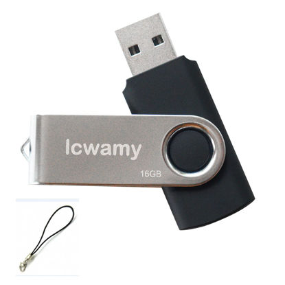 Picture of lcwamy USB 16GB Thumb Drive USB2.0 Flash Drive 16GB USB Flash Drive Pen Drive 16GB USB Drive Thumb Drives 16GB USB Flash Drives