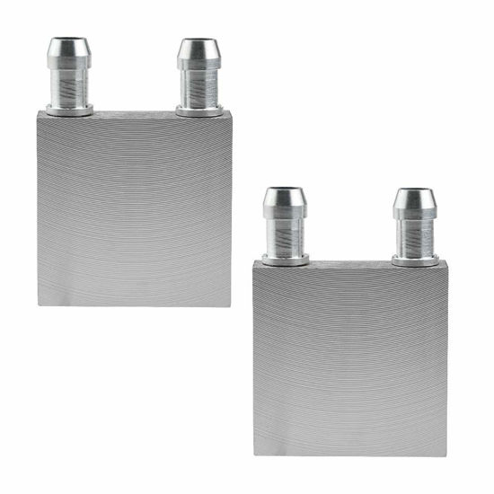 Picture of BXQINLENX 2PCS Aluminum Water Cooling Block for Computer PC CPU Graphics Radiator Heatsink (40X40MM)