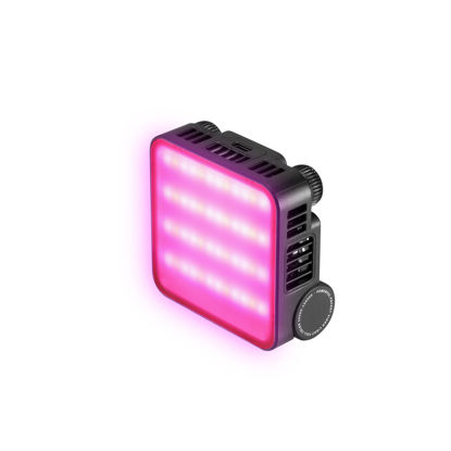 Picture of ZHIYUN CINEPEER CM15 15W RGB Video Light Selfie Light 360° Full Color Camera Light with Cold Shoe 2600mAh CRI 94+ 2500k~10000k Rechargeable Portable Outdoor Photography Lighting Fill Handheld Light