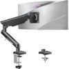 Picture of Single Monitor Mount for 13-32 inch Screen, Monitor Desk Mount Gas Spring Arm, Gaming Monitor Arm Holds 4.4-22 lbs, Home Office VESA Monitor Mount with Clamp & Grommet Base, Freelift Pro Black