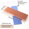 Picture of Haojiaho Laptop NVMe M.2 Heatsink with Silicone Thermal Pad，70x21x6mm Heat Sink Copper for 2280 M2 SSD Laptop PS5