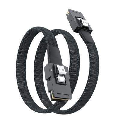 Picture of 10Gtek# 6G Internal Mini SAS SFF-8087 to SFF-8087 Cable, 100-Ohms, 0.8-m(2.6ft)