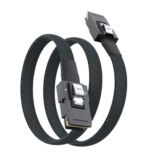 Picture of 10Gtek# 6G Internal Mini SAS SFF-8087 to SFF-8087 Cable, 100-Ohms, 0.8-m(2.6ft)