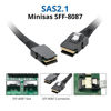 Picture of 10Gtek# 6G Internal Mini SAS SFF-8087 to SFF-8087 Cable, 100-Ohms, 0.8-m(2.6ft)