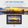 Picture of Qcvoruno 7 inch Touch Security Monitor & Displays, HD/BNC/AV/VGA/USB Input, 1024 * 600 Resolution, Built-in Dual Speakers Portable LCD Touch Monitor, Suitable for Game PC DVD DSLR CCTV