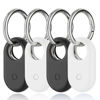 Picture of SPOMOX for Samsung SmartTag2 Case, [4 Pack] Silicone Holder for Galaxy Smart tag 2 Keychain Full Body Shockproof, Anti-Scratch for Backpacks, Car Keys, Dog Collars, 2Black/2White