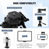 Picture of MoKo Camera Tripod for iPad - 70" Phone Tripod Stand with Travel Bag, Tripod for iPhone with Phone Holder, Wireless Remote, Travel Tripod for Camera DSLR SLR, Cell Phones, Tablets, Projector, Webcam