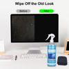 Picture of 17.9 OZ Screen Cleaner Spray Cadith Touchscreen Cleaning Kit for TV Screen, Computer, Laptop, Phone, Ipad - Electronic Cleaner with Blush