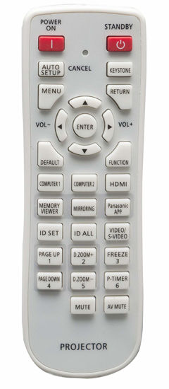 Picture of N2QAYA000100 Replaced Remote fit for Panasonic LCD Projector PT-VW355N PT-VX425N PT-VX425NU PT-VX425NZ PT-VX425NZU