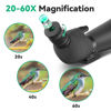 Picture of Gosky Updated 20-60x85 Dual Focusing Spotting Scopes with Tripod, Carrying Bag and Quick Phone Holder - BAK4 High Definition Waterproof Spotter Scope for Bird Watching Wildlife Scenery