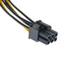 Picture of YiKaiEn 2 Packs SATA 15 Pin to 6 Pin Video Card GPU Power Supply Cable 8.6inch 22cm