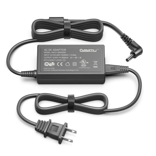 Picture of CASIMY 12V Drawing Tablet Adapter Compatible with Huion KAMVAS 22 Plus GS2201 GS2202 Kamvas Pro 24 GT-240 KAMVAS PRO 20(2019) Pen Graphics Tablet Display Screen K36V120300E2 Charger Power Cord Supply
