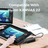 Picture of CASIMY 12V Drawing Tablet Adapter Compatible with Huion KAMVAS 22 Plus GS2201 GS2202 Kamvas Pro 24 GT-240 KAMVAS PRO 20(2019) Pen Graphics Tablet Display Screen K36V120300E2 Charger Power Cord Supply