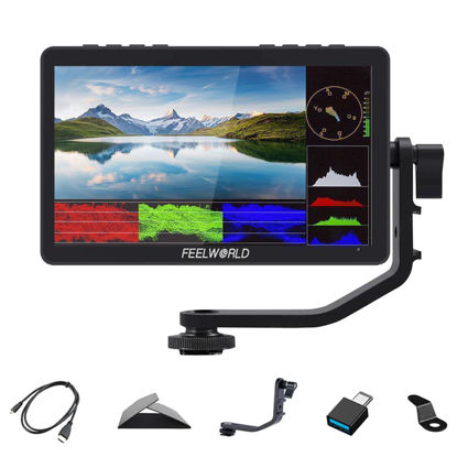 Picture of FEELWORLD F5 Pro V4 6 Inch 3D LUT 4K HDMI Input Output 1920×1080 IPS Touch Screen DSLR Camera Field Monitor