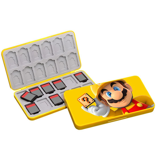 Picture of doepeBAE Switch Game Card Case Compatible with Nintendo Switch,Game Card Storage Holder,New Portable Thin Card Protection Case with 24 Game Card Slots and 24 TF Card Slots (D)
