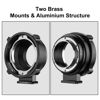 Picture of Letrater PL to L Mount Adapters Compatible with PL Lens and Panasonic S1 S1R S1H S5/Leica SL SL2 CL TL/Sigma FP DLSR L Mount Cameras，Matte Black