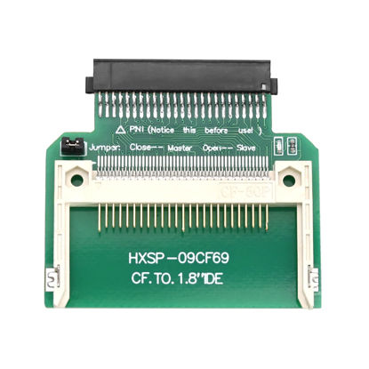 Picture of SING F LTD 50-Pin CF to IDE 1.8" Adapter Card 50 Pin Compact Flash Adapter Card Compatible with Linux Compatible with Win98 Accessories for Motherboards