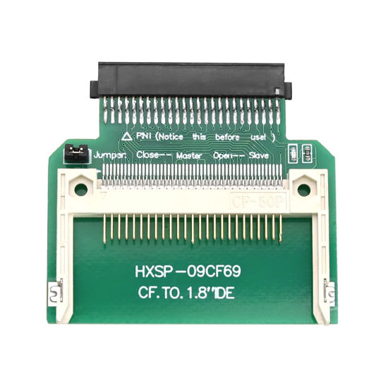 Picture of SING F LTD 50-Pin CF to IDE 1.8" Adapter Card 50 Pin Compact Flash Adapter Card Compatible with Linux Compatible with Win98 Accessories for Motherboards