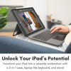 Picture of Macally iPad Air 13 Inch Case Keyboard (M2, 2024) | iPad Pro 12.9 Keyboard Case (5/6th Gen) Detachable Backlit Keyboard with Large Trackpad, Multi-View Stand, Pencil Holder