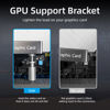 Picture of Ausvrkkit GPU Support Bracket, Adjustable Height GPU Sag Bracket with Magnet and Non-Slip Sheet, GPU Brace for Prevent Universal VGA Graphics Card Sag (M-Silver)