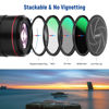 Picture of NEEWER 72mm 5-in-1 Magnetic Lens Filter Kit, includes Neutral Density ND1000+MCUV+CPL+Adapter Ring+Filter Cap with 42-Layer Coating/Ultra Slim/Scratch Resistant HD Optical Glass&Water-Resistant Pouch
