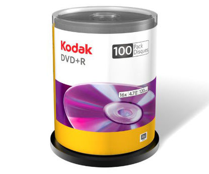 Picture of Kodak 50600 DVD+R - 100 Pack