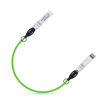 Picture of Colored 10G SFP+ Twinax Cable, Direct Attach Copper(DAC) Passive Cable in Green, 0.5m (1.64ft), for Cisco SFP-H10GB-CU0.5M, Meraki, Ubiquiti, Mikrotik, Intel, Fortinet, Netgear, D-Link