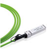 Picture of Colored 10G SFP+ Twinax Cable, Direct Attach Copper(DAC) Passive Cable in Green, 0.5m (1.64ft), for Cisco SFP-H10GB-CU0.5M, Meraki, Ubiquiti, Mikrotik, Intel, Fortinet, Netgear, D-Link