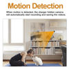 Picture of 2024 New Hidden Camera Detector with Charger, 1080P Security Portable Camera, Mini Nanny Cam with Loop Working for Indoor/Ourdoor Surveillance, No Audio, No WiFi, up to 64GB SD Card (Not Included)