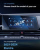 Picture of For 2025 Hyundai Elantra Screen Protector - 2021-2025 Elantra (SE/SEL/Limited/N Line) 10.25 Inch Touchscreen+Dashboard Screen Protector 2021-2025 Elantra Accessories 9H Hardness Tempered Glass- HD