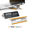 Picture of Steepy Portable Laptop Stand for Desk - 3 Heights Computer Stand for Laptop - Laptop Desk Stand - Portable Laptop Riser for Desk - Adjustable Laptop Stand - Laptop Stand for Desk Adjustable Height